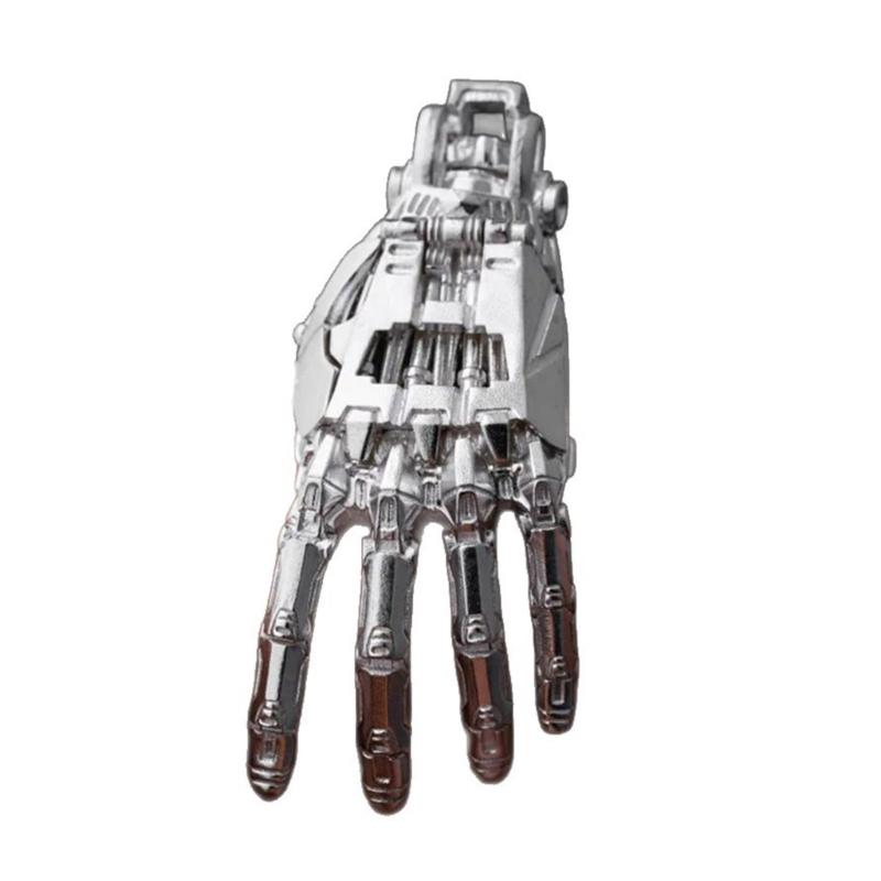 Detailed Bionic Hand Pendant Necklace Sturdy Copper Day to Night Versatile Jewelry Pieces