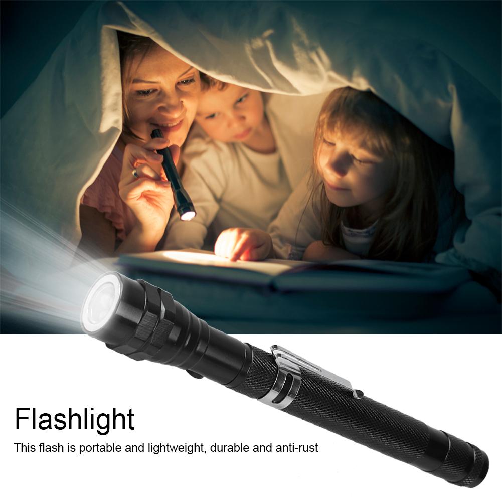 Multi Function Mini Flexible Telescopic LED Flashlight Rotatable Torch with Magnetic End