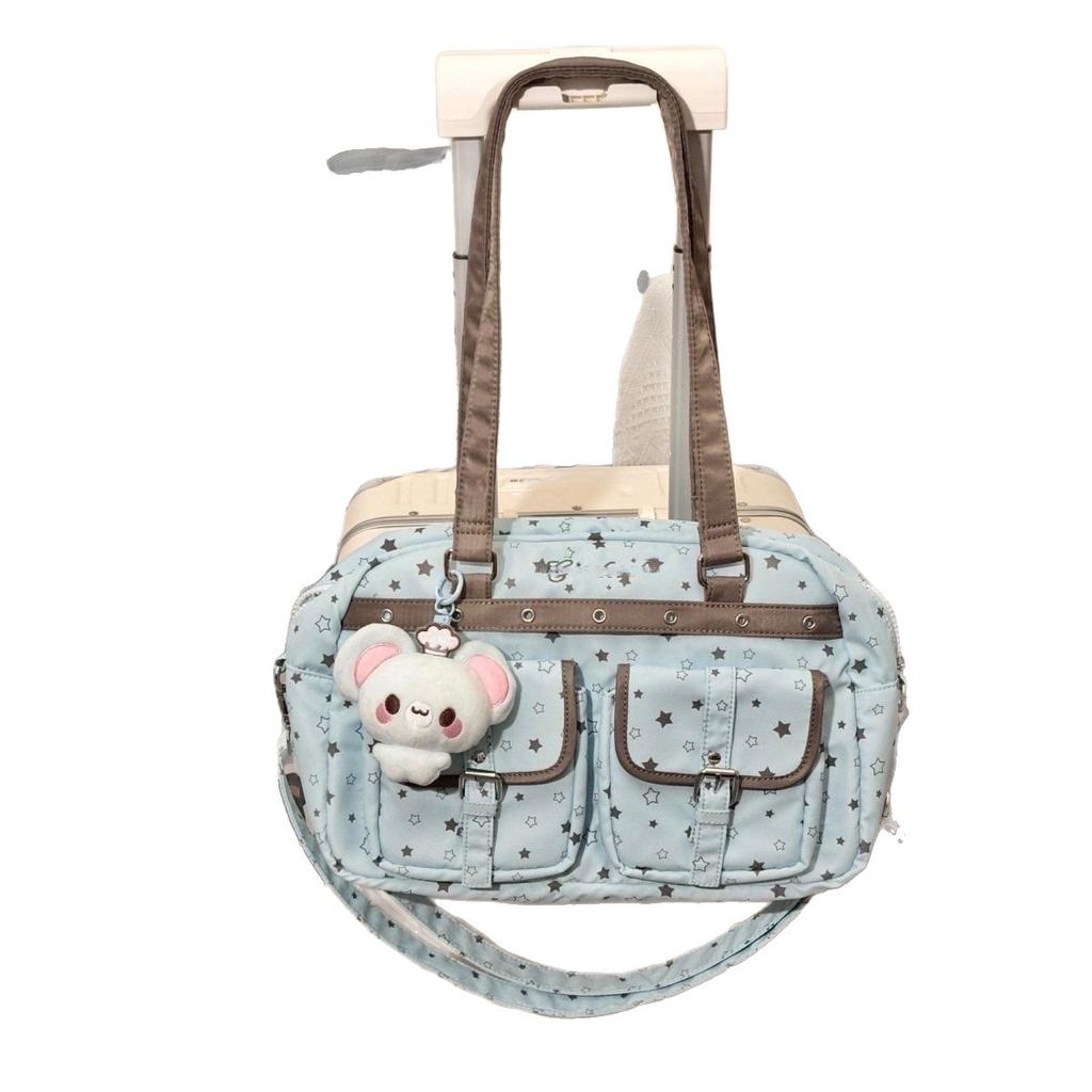 2025 New Mint Green Pain Bag Shoulder Tote Bag Japanese Summer Refreshing Large Capacity Food Daily Commuter Bag