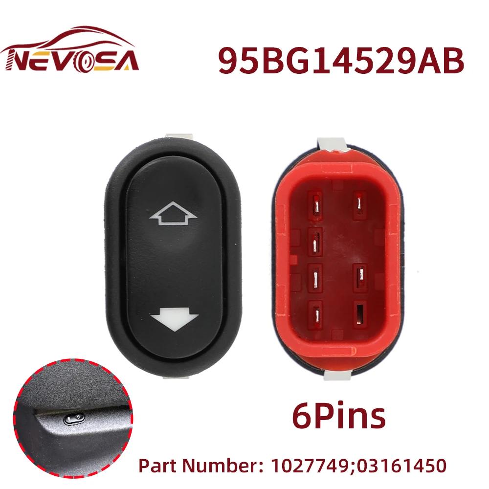 For Ford Ranger Fiesta Escort 2004-2008 For Mitsubishi Space 1995 DA Master Power Window Control Switch 7S6514529AA 95BG14529AB Button