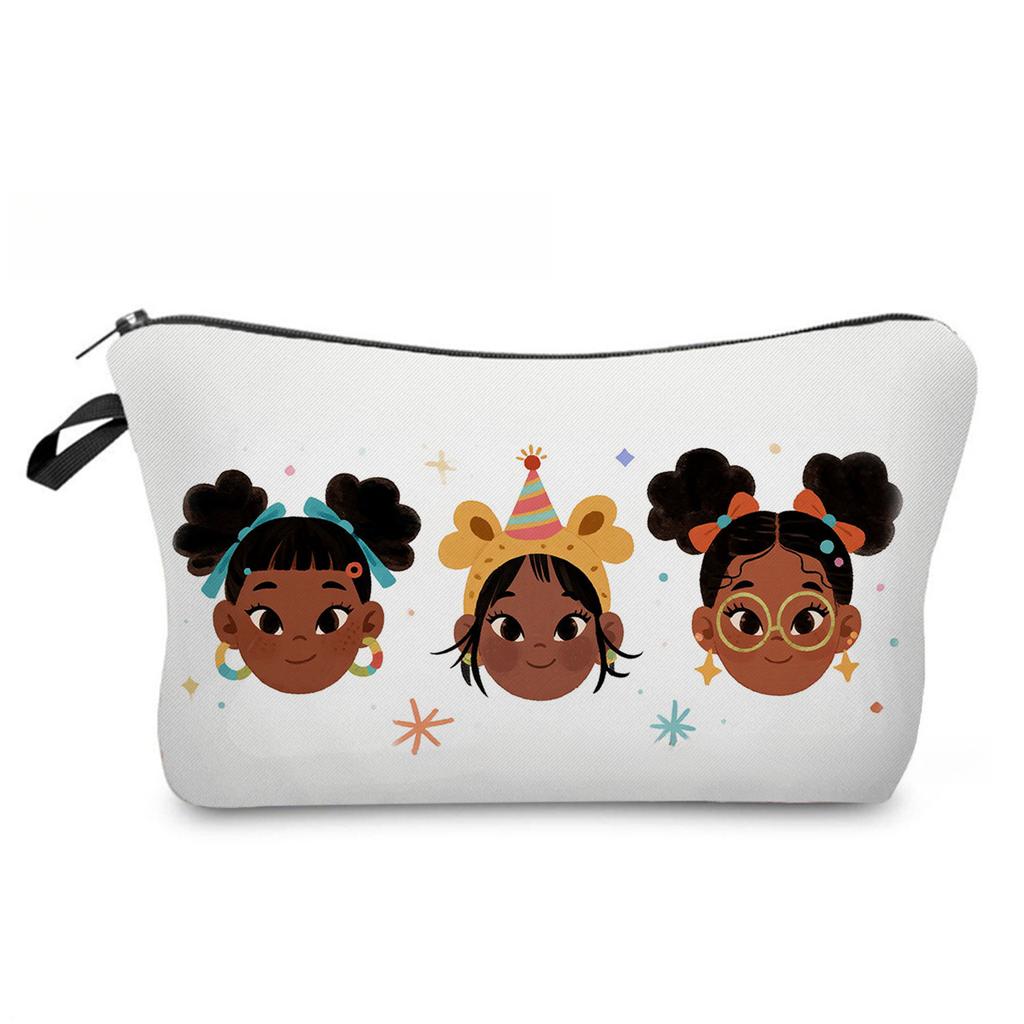 Women Avatar Print Cosmetic Bag Toiletries Organize Travel Storage Case 6884