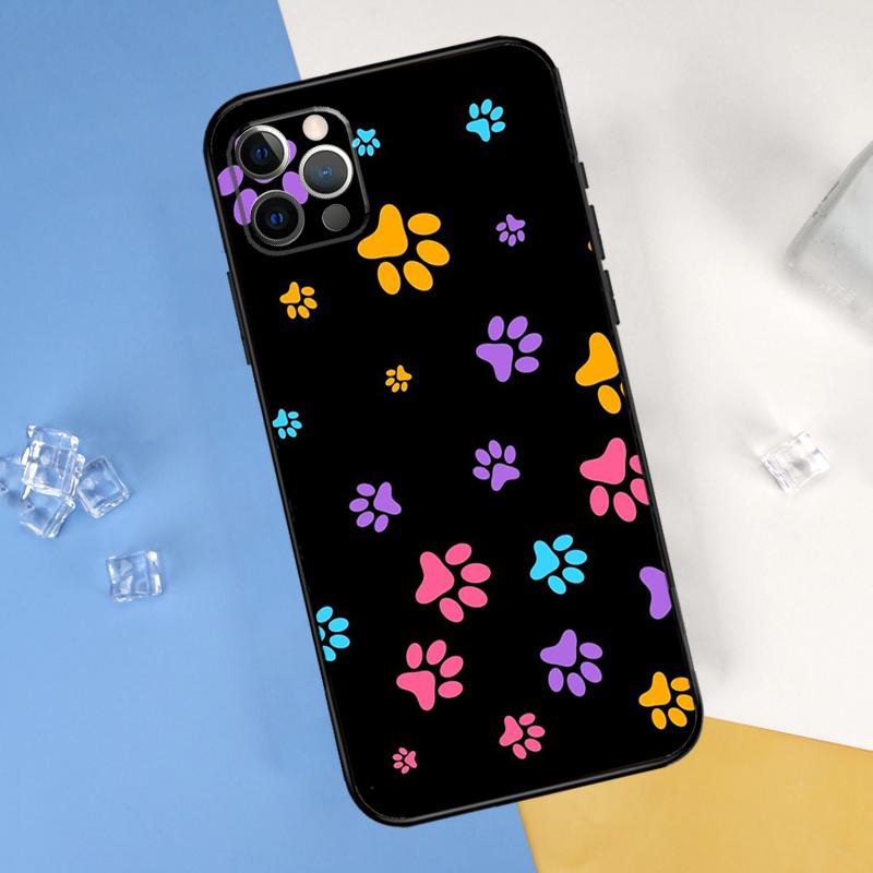 Dog Paw Phone Case For iPhone 15 Pro 16 Pro 11 13 14 Pro Max 12 Mini XR 16 15 Plus 16e Cover Shell