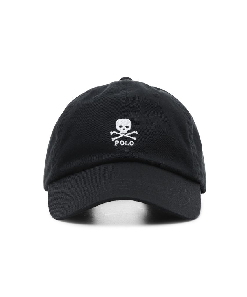 POLO RALPH LAUREN Skull Chino Ball Cap - Black