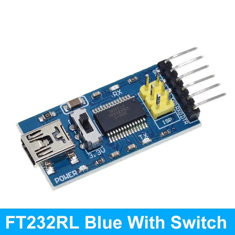 FT232BL FT232RL Basic Breakout Board FTDI FT232 USB TO TTL 5V 3.3V Debugger Download Cable To Serial Adapter Module For Arduino