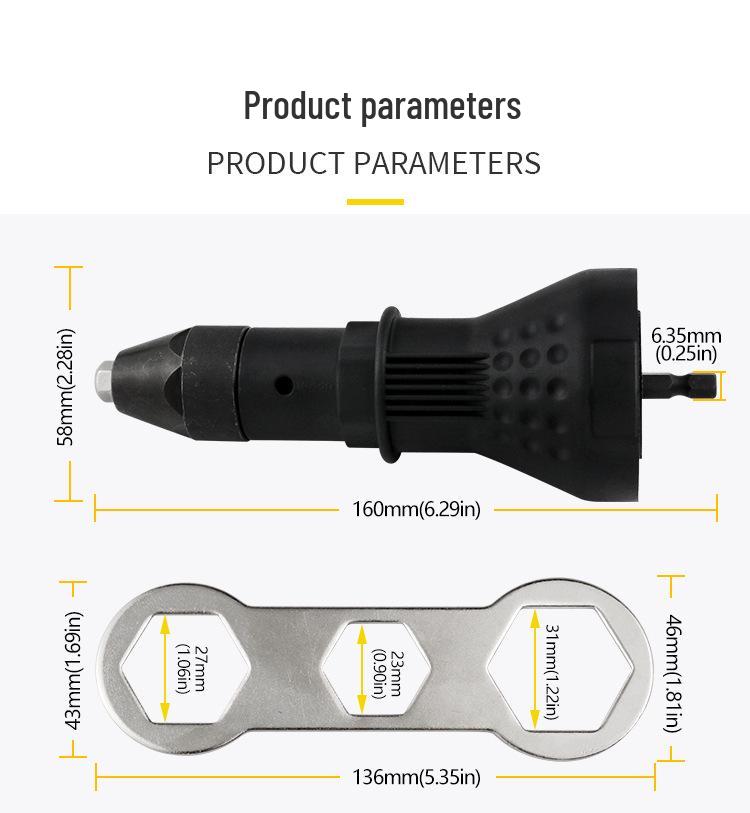 Enhanced Electric Rivet Gun Conversion with Core-Pulling Capability