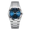 Men's watch, double calendar, thin butterfly buckle, steel belt, quartz men's watch
