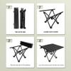 ZISIZ Portable Outdoor Folding Camping Table