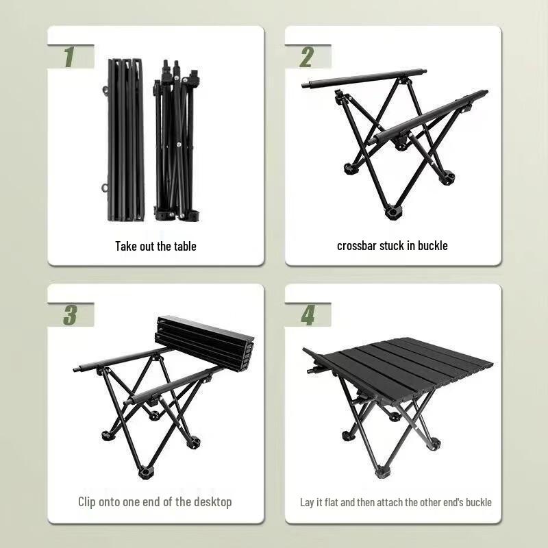 ZISIZ Portable Outdoor Folding Camping Table