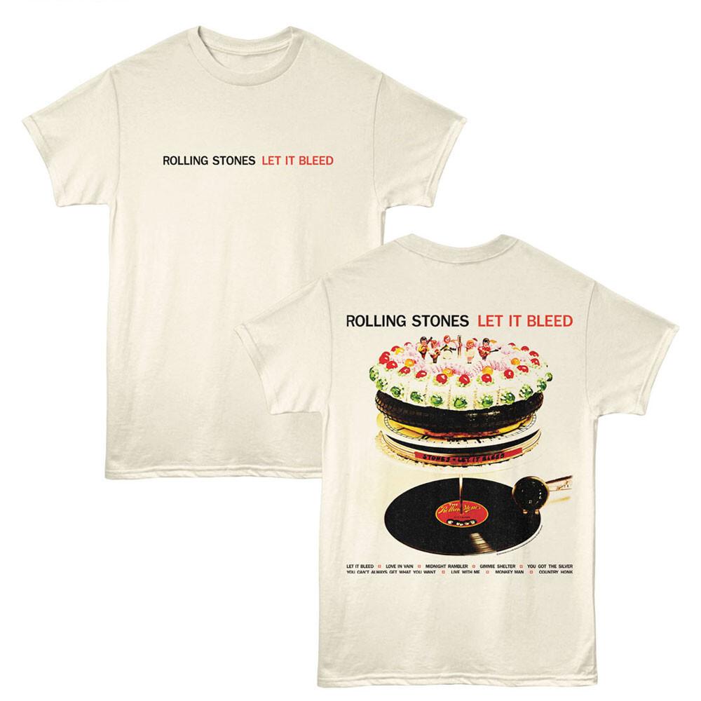 The Rolling Stones Let It Bleed Album Cover Men s T Shirt Rock Band Merch Unisex T-Shirt XXXXL