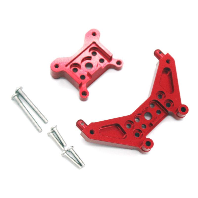 MJX 1/14 14301 14302 14303 RC Car Metal Steering Cup Upper Lower Swing Arm Set Shock Tower Bracket Body Post Upgrade Parts