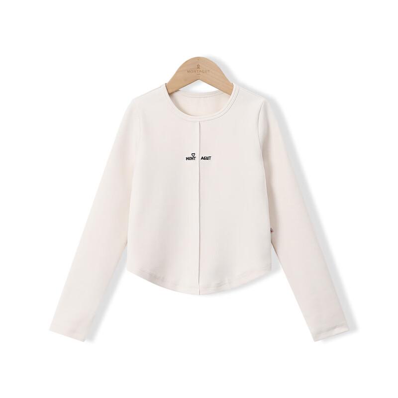 Girls  Korean Style Round Neck Long Sleeve Top 150