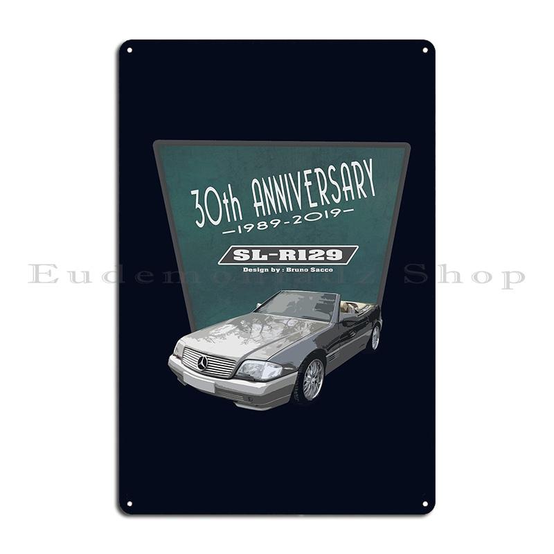 1998 Golf Mk3 Cabrio 30. JAHRESTAG -R129- SL Metall Party Eisen Erstellen Sie ein individuelles Wohnzimmer Blechschild Poster