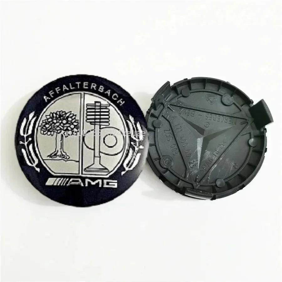 Thvjz10 2025 Hot 4 Pieces 75mm for Mercedes-Benz B/C/E/S Class A Class C200L GLC GLK CLA Car Wheel Center Hub Caps Cover Decorate Access