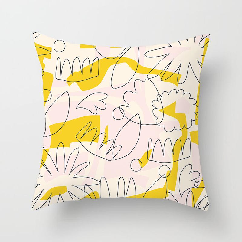 New Abstract Painting Pillowcase Matisse Series Pillows Sofa Car Cushion Pillowcase