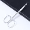 Hot Nail Trimmer Tool Curved Stainless Steel Beauty Tool Ear Facial Trimmers Nose Hair Scissors