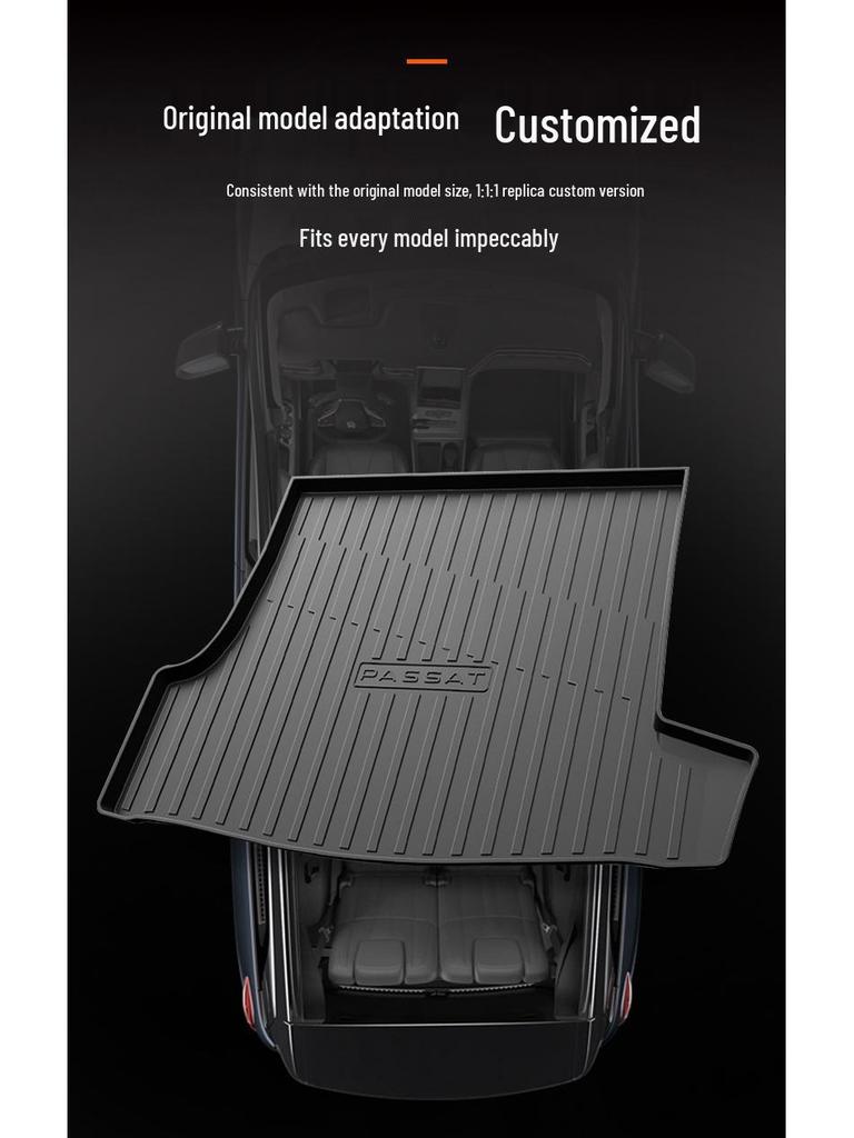 Volkswagen Rear Trunk Mat for CC, Golf, Bora, Lavida Plus, Lamando, and T-Roc
