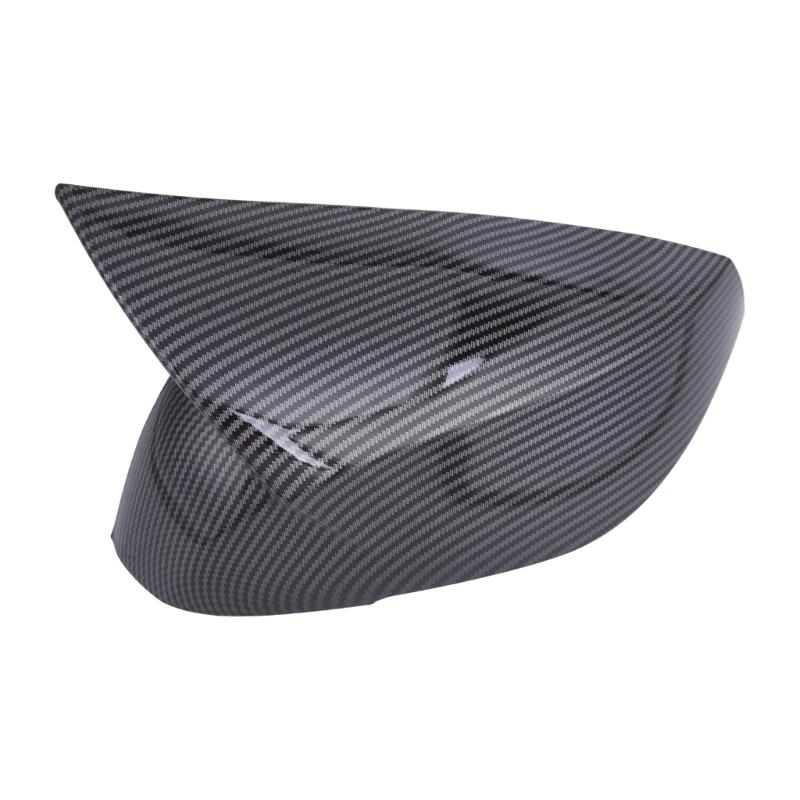 Side Mirror Housing Covers, Molded ABS Pair with Clearance Around Integrated Turn Signals After Adhesive Installation