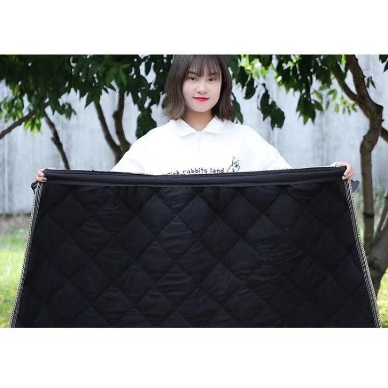 Motorcycle Windproof Skirt Winter Warm Knee Protection Waterproof Apron Plus Velvet Thickened Motorcycle Windproof Skirt