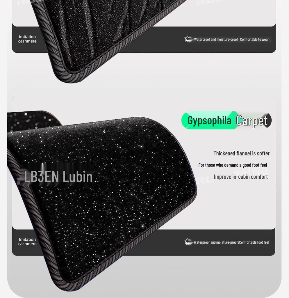 Pamir Brown TPE Floor Mats for Nio ES8 - Complete Car Interior Accessory Set