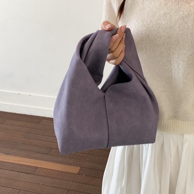 Weiche PU Hobo-Tasche für Damen Schlaffe Tote mit Henkel Kleine Umhängetasche für den täglichen Gebrauch