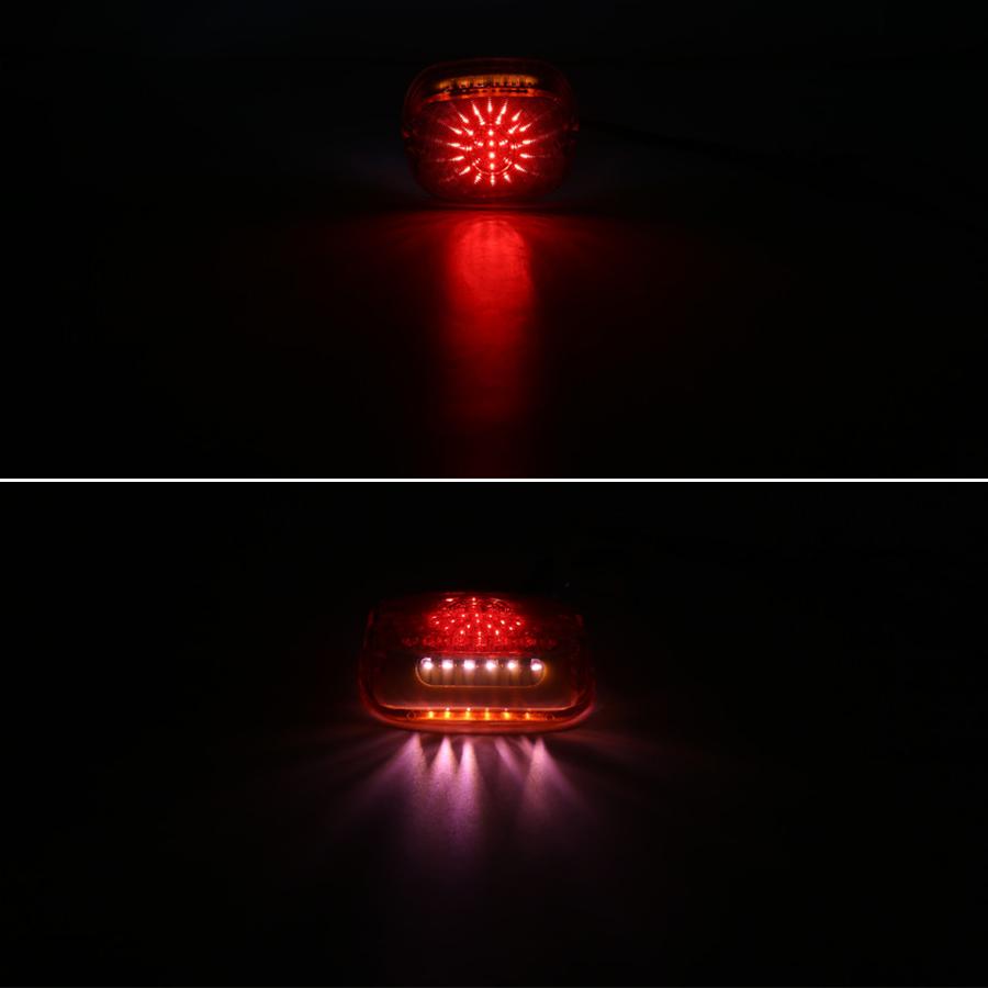Red Color LED Tail Light Brake Turn Signals For Harley Tour Road King Glide Dyna FXR