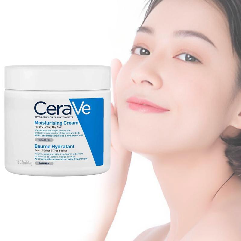 Cerave Hydrating Moisturizing Cream For All Skin Types Lightweight And Nourishing Formula