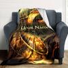 Lord Rings Customize Text Blanket Multi-purpose Personalized Blanket Warmthful Decor Suitable for Office Office Chair Seaside Livingroom