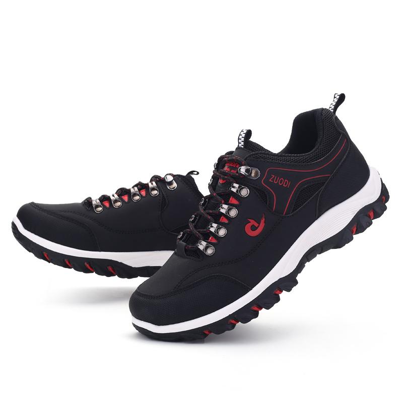 Botas para hombre botas de senderismo para hombre zapatos de trabajo para exteriores botas de seguridad resistentes a los pinchazos zapatillas antideslizantes para hombre botas casuales de tobillo para hombre