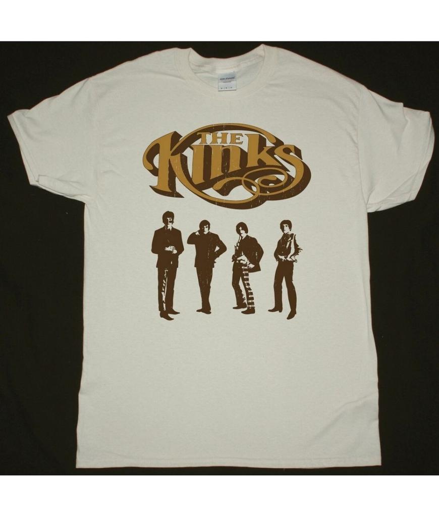 LA BAND THE KINKS NUOVA MAGLIETTA NATURALE Tee Unisex S-5XL TN0144