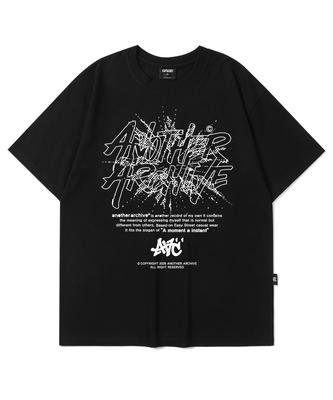 ANOTHER ARCHIVE Crash Graffiti Aac Short Sleeve T-Shirt_Black