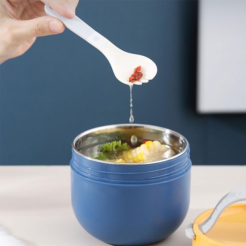 Portable Stainless Steel Soup Cup Lunch Box Food Containers Shape Vacuum Flasks