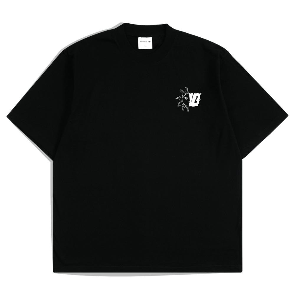 2024I Nové ležérní módní tričko s krátkým rukávem Waveblast tričko Pánský černý top