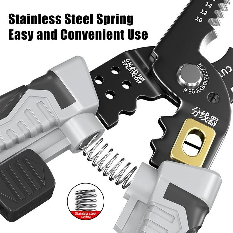 Multi-Functional Wire Stripping Pliers For Electricians Efficient Wire Stripping/Branching/Winding/Shearing Plier