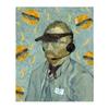 Poster Vintage Van Gogh Autoritratti Pittura su Tela Arte Moderna Stampa Divertente Quadro da Parete per Camera da Letto Soggiorno Decorazioni per la Casa