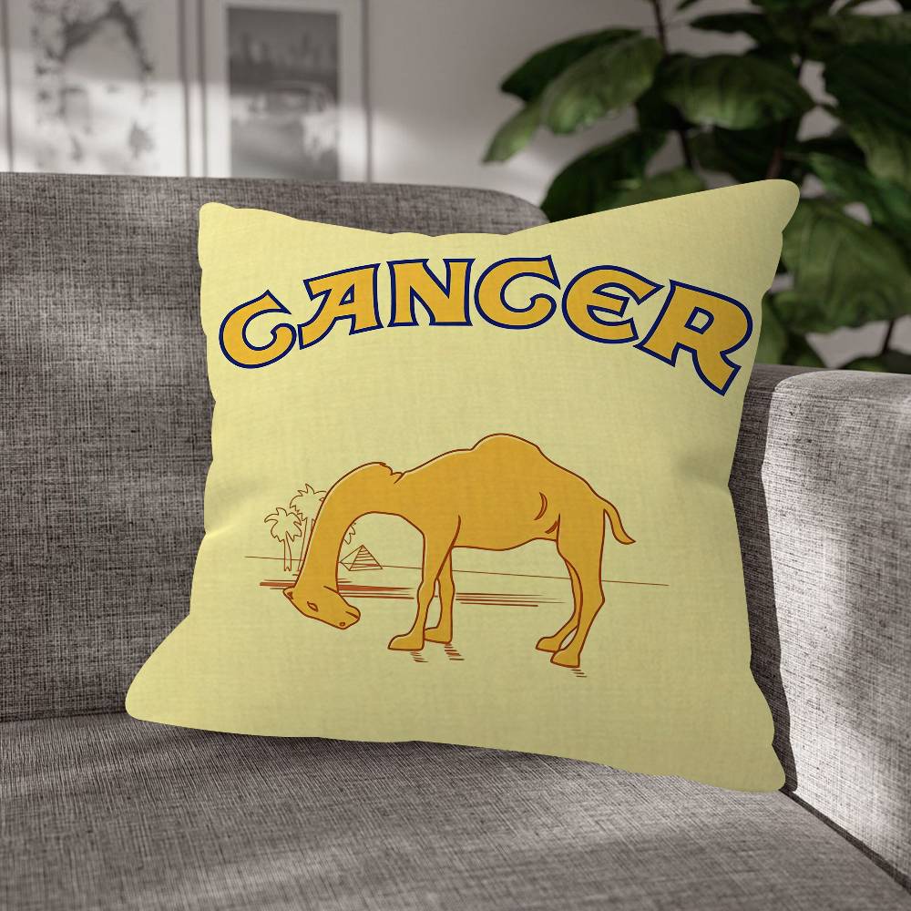Luxury CCamel Pattern Cushions Pillowcase Polyester Cushion Cover Throw Pillow Pillowcover Home Car Sofa Decor