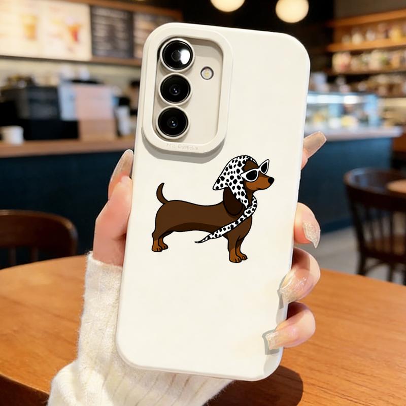Cute Cat Puppy Phone Case For Samsung Galaxy Note 20 S25 Edge S24 FE S23 Plus S22 S21 Ultra A56 A55 A54 A53 A36 5G Bumper Cover