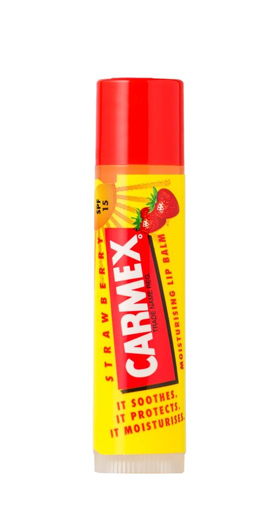 Carmex Erdbeer Lippenbalsam, Feuchtigkeitsspendend, LSF 15, Erdbeer 4.25