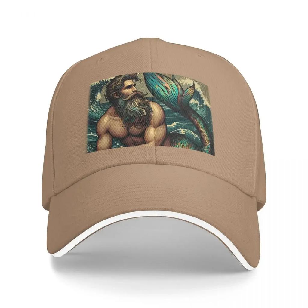 Iridescent Merman Baseball Cap Luxury Caps Hip Hop Luxury Man Cap Sun Hat For Children Unisex Women's