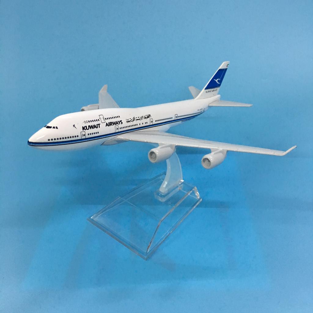 1/400 Scale 16cm Kuwait Airways Boeing B747 Airplane Model Airplane Diecast Metal Planes