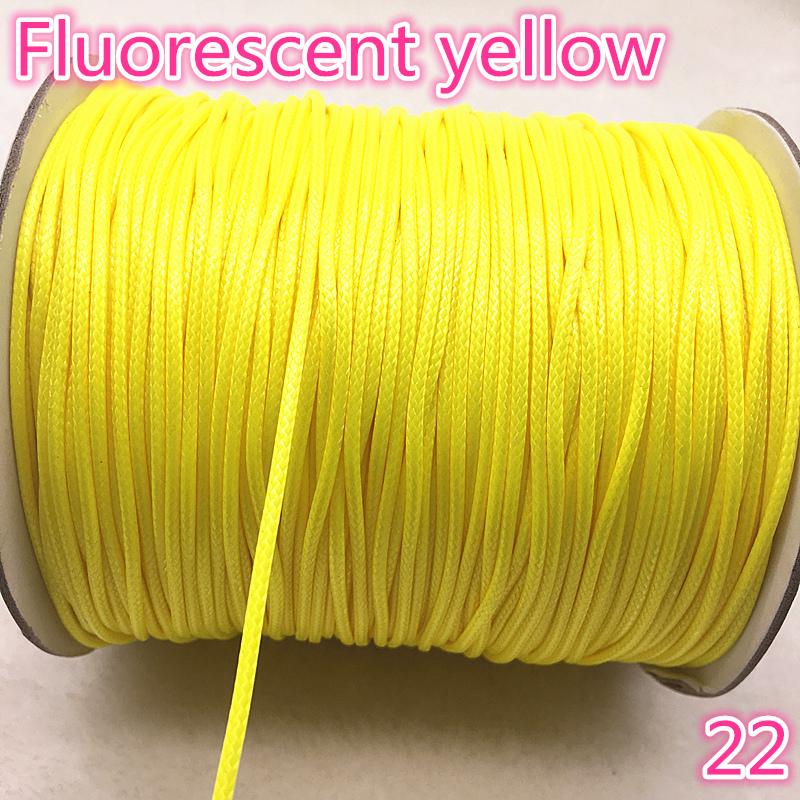 10 Meters 1mm 1.5mm Waxed Cotton Cord Waxed Thread Cord String Strap Necklace Rope Bead for Jewelry Making DIY Bracelet Necklace