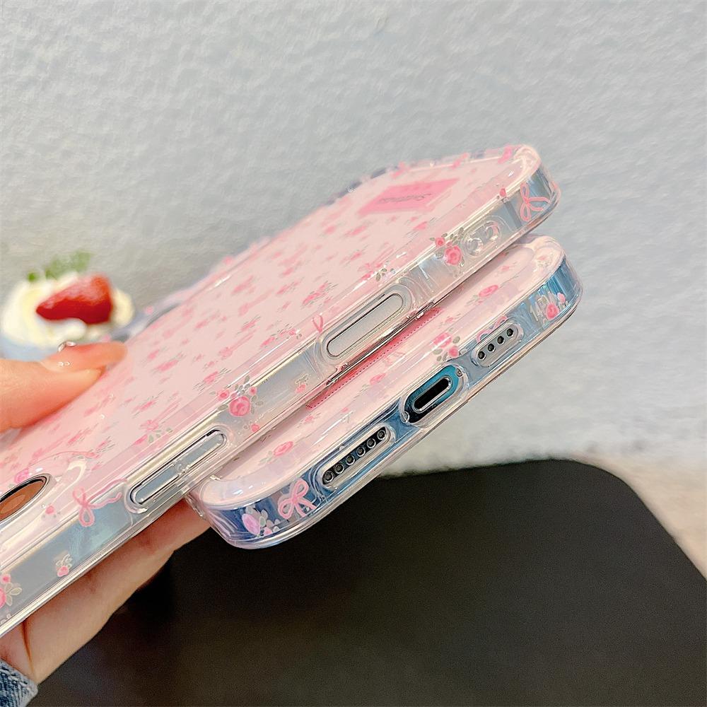 IMD-Telefonhülle für iPhone 11 13 16 Pro Max Hülle iPhone 13 14 15 Pro Max 12 13 Pro Max 13 Pro 14 Pro Cartoon Niedliche Blume Tier Stoßfest Verschleißfest