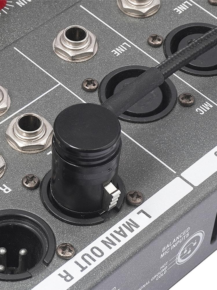 Male To Male/Female To Female XLR Microphone Audio Cables Connector 3 Pin Black Shell XLR Solder Connector 90 Degree Right Angle