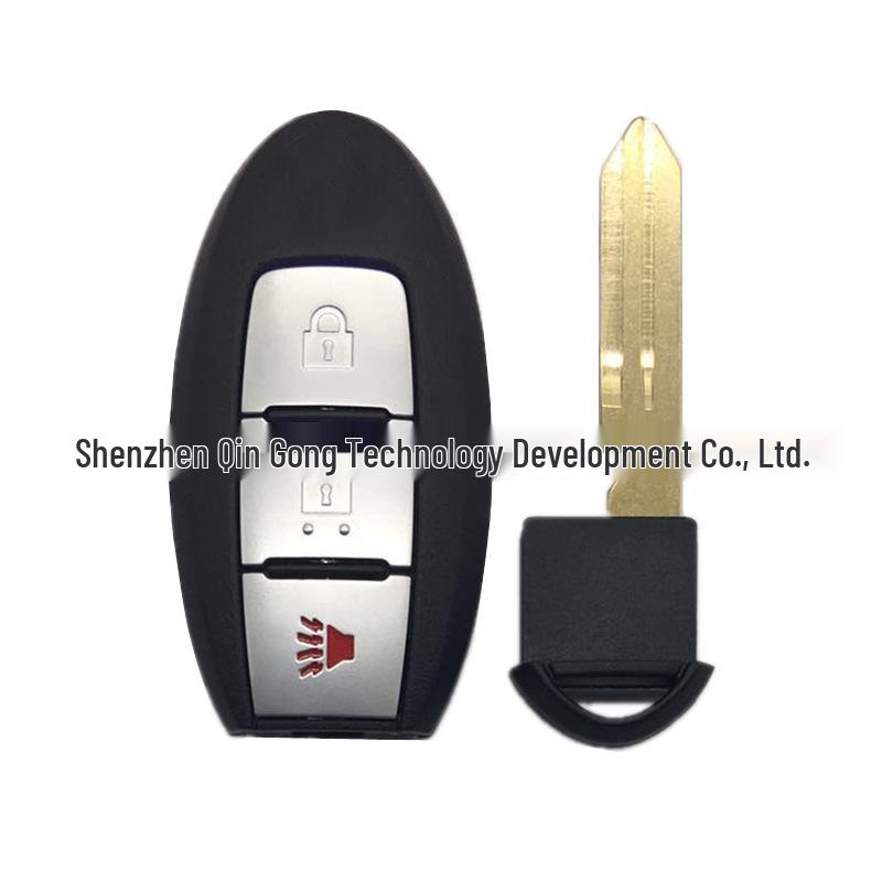 Nissan 3-Button Key Shell Without Logo