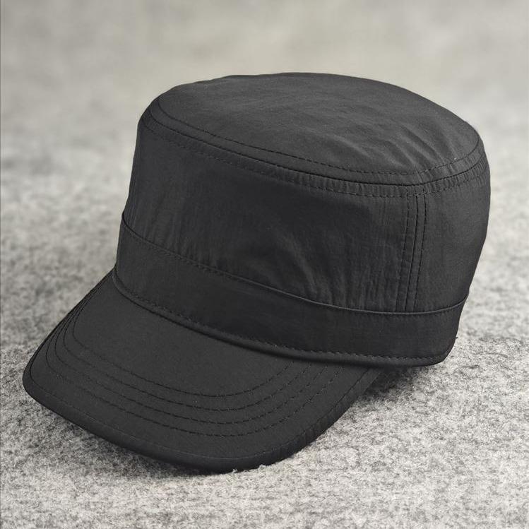 Small head circumference flat top hat board is stylish, four seasons small size men's hat-cm small head simple solid color hat