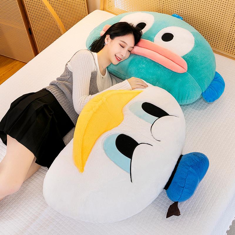 Donald Duck Ugly Fish Hanton Plush Toy Cute Bed Pillow Girls Sleeping Pillow Big Cushion