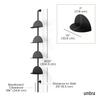 Official Umbra Solis Adjustable Black Shelf, 4-Piece Set,