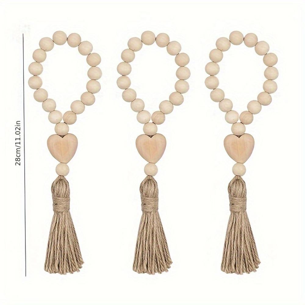 

Венок из деревянных бусин в деревенском стиле с кисточками – натуральные необработанные деревянные бусины Деревянные поделки для поделок своими руками, домашнего декора и декора в фермерском стиле
