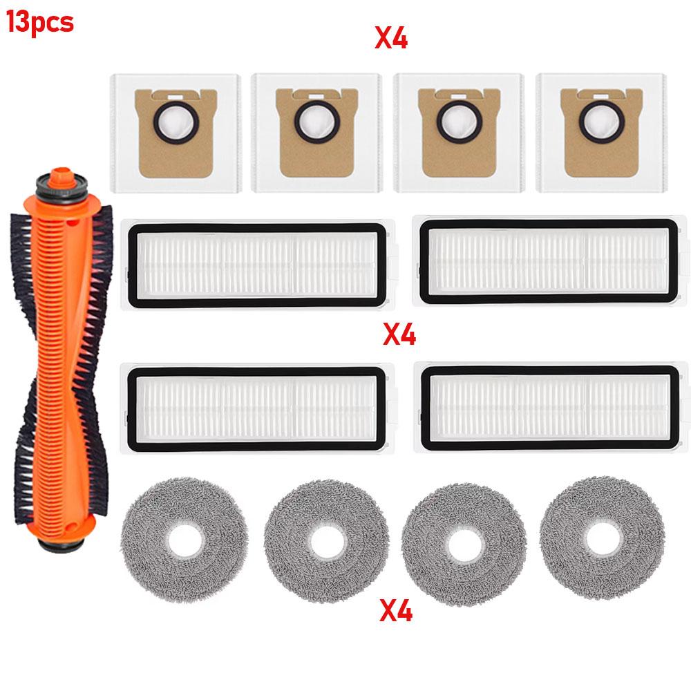 Für Xiaomi 5 Pro OV21CN OV21GL Saugwischroboter Wischtuch Staubbeutel HEPA-Filter Seitenbürste Hauptbürste Staubbeutel Ersatzteil