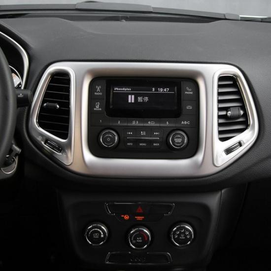 Center air vent cover Trim for Jeep Compass 2017-2020 Interior Accessories