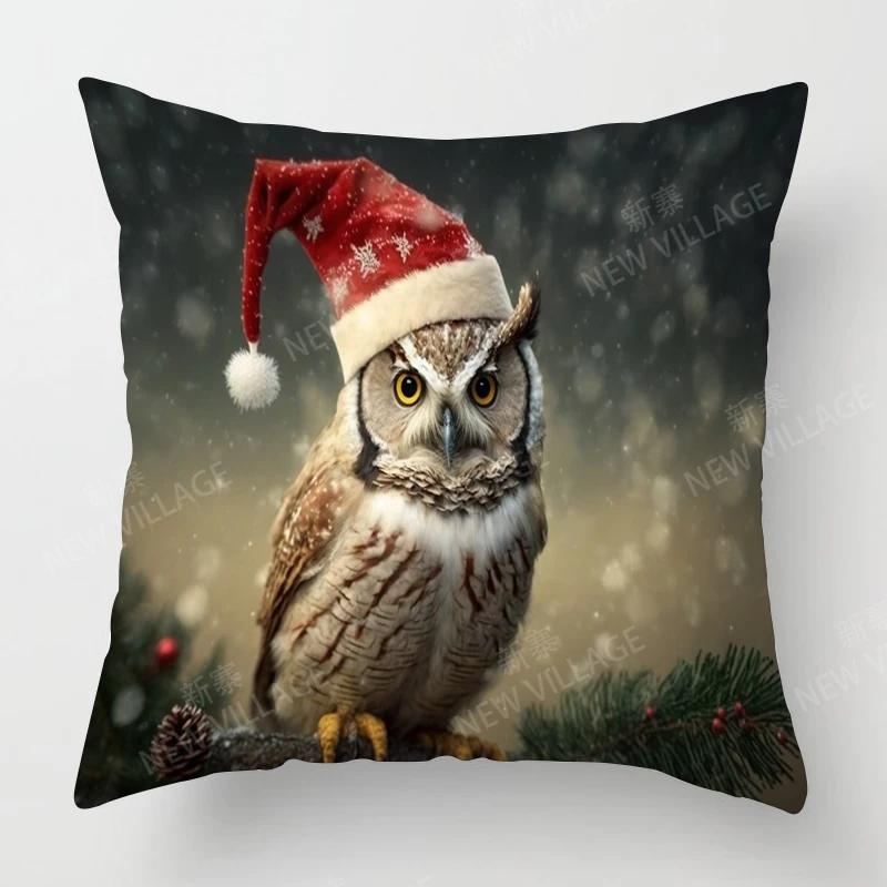Dekoratives Kissen Wohnzimmer Deko Überwurf Kissenbezug 40*40 40X40Cm 60X60Cm 45X45Cm 50X50Cm Pflanze Winter Frohe Weihnachten